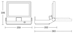 Steinel 069520 - LED Reflektor XLED PRO ONE Max LED/49,4W/230V IP44 antracit