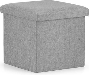 Skladacia taburetka L - 38x38x38cm sivá