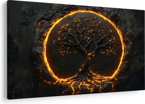 Obraz – Strom života v láve II. (90x60 cm)