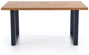 Jídelní rozkládací stůl Press 160/250 cm dub artisan/černý