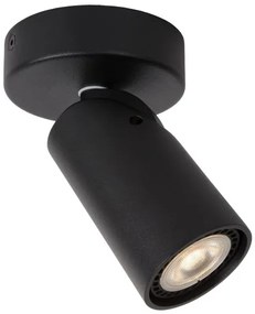 Lucide 23954/06/30 XYRUS - Stropné bodové osvetlenie - priemer 9 cm - LED stmievanie do teplej farby - GU10 - 1x5W 2200K / 3000K - čierna