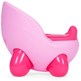 WC nočník pre deti, protišmykové nožičky, ružové ECOTOYS