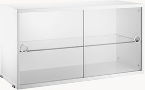 Vitrína's posuvnými sklenenými dvierkami String System, Š 78 x H 30 cm