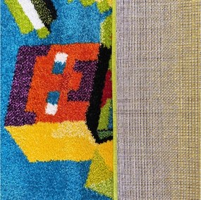 DY Detský farebný koberec s motívom Minecraft 105 Rozmer: 200x290 cm