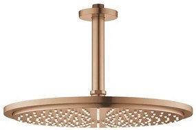 Hlavová sprcha GROHE Rainshower Cosmopolitan Metal vrátane sprchového ramená Brushed Warm Sunset 26067DL0