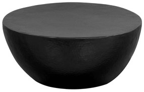 Tepaný hliníkový konferenčný stolík 70x30 cm čierny 246510