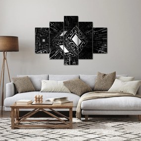 Obraz abstraktné kocky (150x105 cm)