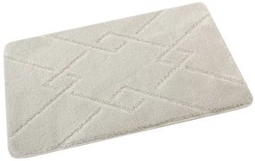 Kúpeľňový koberček Moreno svetlosivý, kosoštvorce