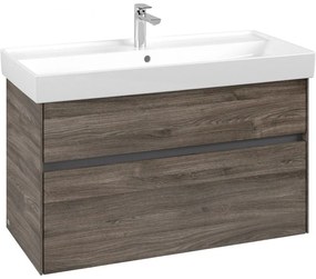 VILLEROY &amp; BOCH Collaro závesná skrinka pod umývadlo, 2 zásuvky, 954 x 444 x 546 mm, Stone Oak, C01100RK