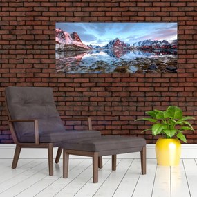Obraz - Východ slnka nad Reine (120x50 cm)