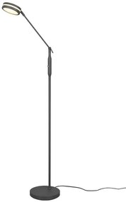TRIO 426510142 FRANKLIN dotyková stojaca lampa SMD LED V1330mm 6,5W/650lm 2700+3200+4000K antracit, stmievateľná