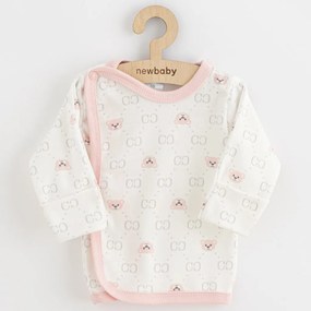 Dojčenská košieľka New Baby Classic II Dievča 3ks ružová, vel. 68 (4-6m)