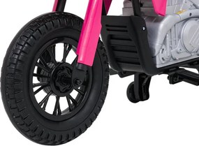 Elektrická motorka HONDA CFR450R ružová