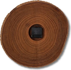 Nástenné hodiny z prierezu kmeňa | KORO: Amber - 3072 26-29 cm 4812-115559 KOR005
