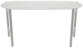 Svetlosivá kovová záhradná lavica Disc – Zone