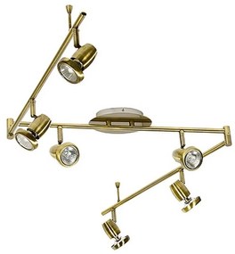 Bodové svietidlo LOTOS 6xGU10/50W/230V zlatá