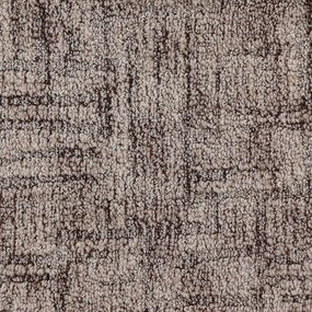 ITC, Metrážny koberec Dobro 43 hnedý, na mieru, šíře 3m,4m, hnedá, filc, obývacia izba