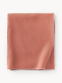 Ľanový obrus's dekoračným lemom Kennedy