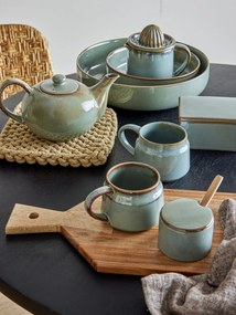 Bloomingville Pixie Kameninová servírovacia misa zelená 24 cm