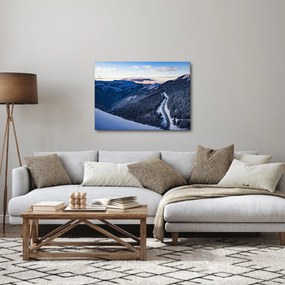 Obraz zasneženého svahu (70x50 cm)