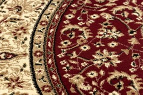 Koberec ROYAL ADR kruh vzor 521 bordo