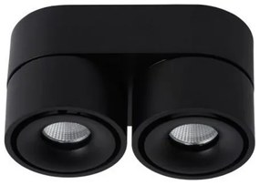 Lucide 35911/16/30 - LED Stmievateľné bodové svietidlo YUMIKO 2xLED/8W/230V čierna
