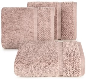 BAVLNENÝ UTERÁK SADA 6KS 50X90 CM PUDROVÁ