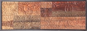Nástenná dekorácia Carvato 125x44x4 cm