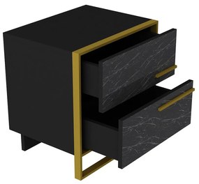Nočný stolík Polka Black