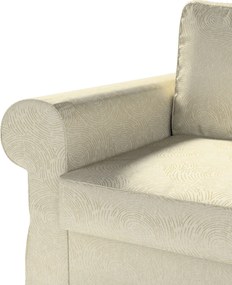 Poťah na sedačku Backabro (pre 2 osoby, rozkladacia) farba produktu béžová látka lesklá, zapletaná, vzorované