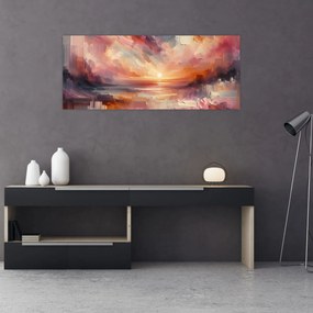 Obraz - Maľované červánky (120x50 cm)