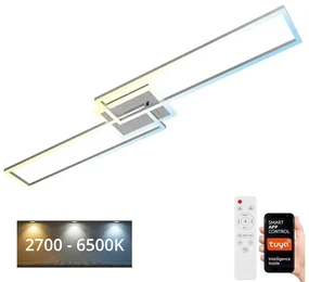 Brilo - LED Stmievateľný prisadený luster FRAME 2xLED/20W/230V Wi-Fi Tuya + DO BL1288