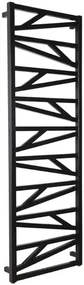 Elektrický radiátor Hopa Trick 133,7x43 cm čierny matný REDTRK401231H
