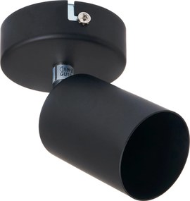 BERGE Stropné bodové svietidlo LED VIKI 1x GU10 čierne + 1x LED žiarovka