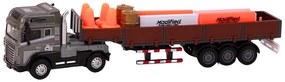 LEAN TOYS Kamión s prívesom TIR 1:24, príslušenstvo, zvuky