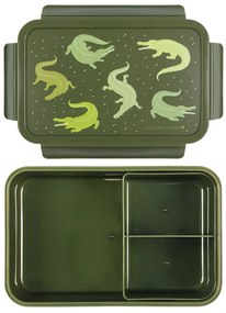 A Little Lovely Company - škatuľka na desiatu - krokodíl