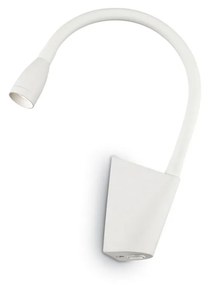 IDEAL LUX LED nástenná lampička GOOSE AP1, biela