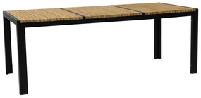 Sensum Ekeby Záhradný stôl, 200 × 60 × 74 cm, tíkové drevo, hliník