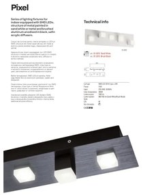 Redo 01-2016 - LED Stropné svietidlo PIXEL LED/48W/230V 3000K 45x45 cm biela