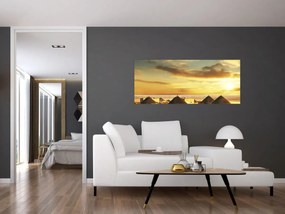Obraz - Chatrče na púšti (120x50 cm)
