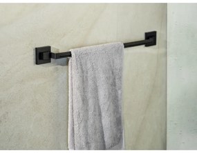 WENKO 71445800 - Tyč na uteráky VACUUM-LOC QUADRO ED 60,5x6 cm čierna