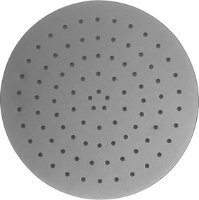 Besco Sprchová hlavica - kruh Uni R GR Grafit kartáčovaná, ø 30 cm