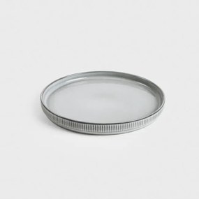 Dezertný tanier SANOS rebrovaný /sivý 707247