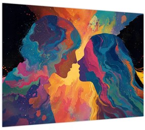 Obraz - Vesmírna láska (70x50 cm)