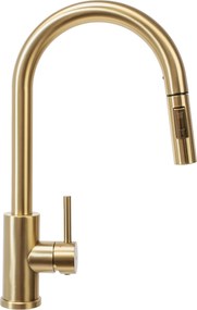 Rea Fresh, stojanková drezová batéria, zlatá matná, REA-B9148