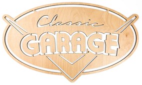 Veselá Stena Drevená nástenná dekorácia Classic garage