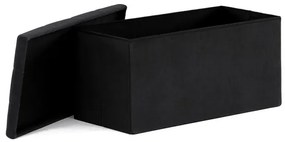 Autronic BONTEC Taburet s úložným priestorom, čierna, menčestrová látka, TAB-472 BK6 Farba: Zelená