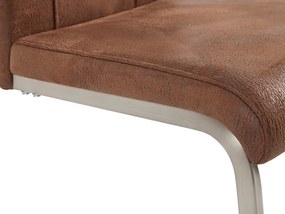 Reality Hojdacia stolička Trieste, 2 kusy (tmavohnedá)  (100328559)