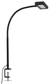 Brilo - LED Flexibilná stolná lampa s klipom TRASNA LED/7,5W/230V čierna