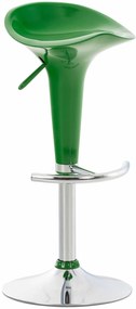 Plastová barová stolička Shine - Zelená